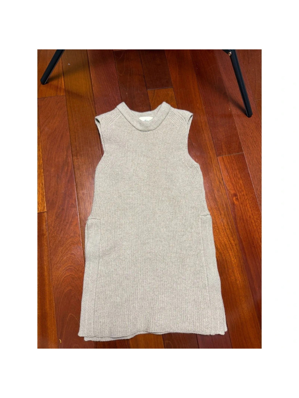Wilfred Sleeveless Knit Dress in Beige XXS